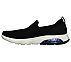 GO WALK AIR-AIRFLOW, BLACK/BLUE Footwear Left View