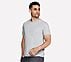 SKECHJERSEY MAX SS TEE, LIGHT GREY
