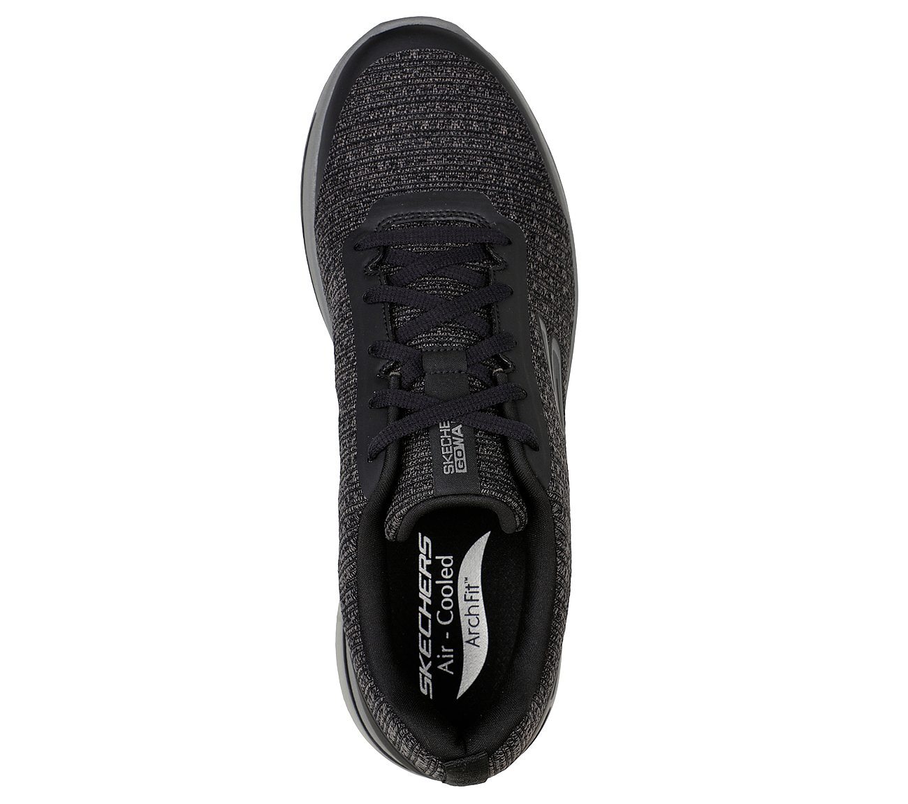GO WALK ARCH FIT - ORION, BBBBLACK Footwear Top View
