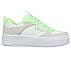 COURT HIGH - GLITTER MIX, WHITE/LIME
