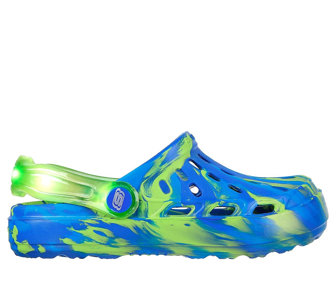 SWIFTERS-TRANSLUMINATOR, BLUE/LIME Footwear Right View