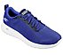 GO WALK MAX- EFFORT, BLUE Footwear Lateral View