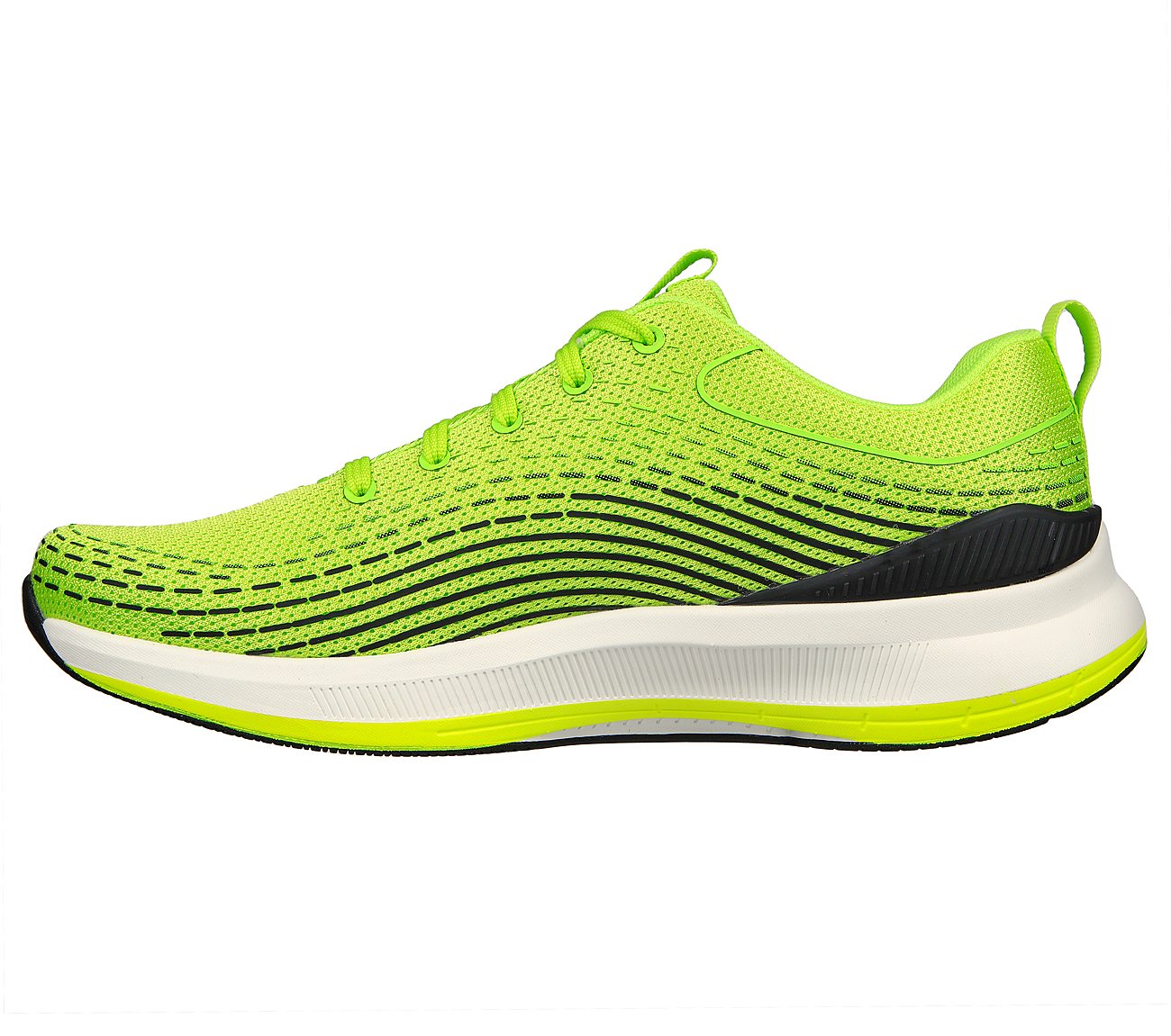 GO RUN PULSE - HAPTIC MOTION, YELLOW Footwear Left View