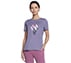 DIAMONDS T-SHIRT, GREY/PURPLE Apparels Lateral View