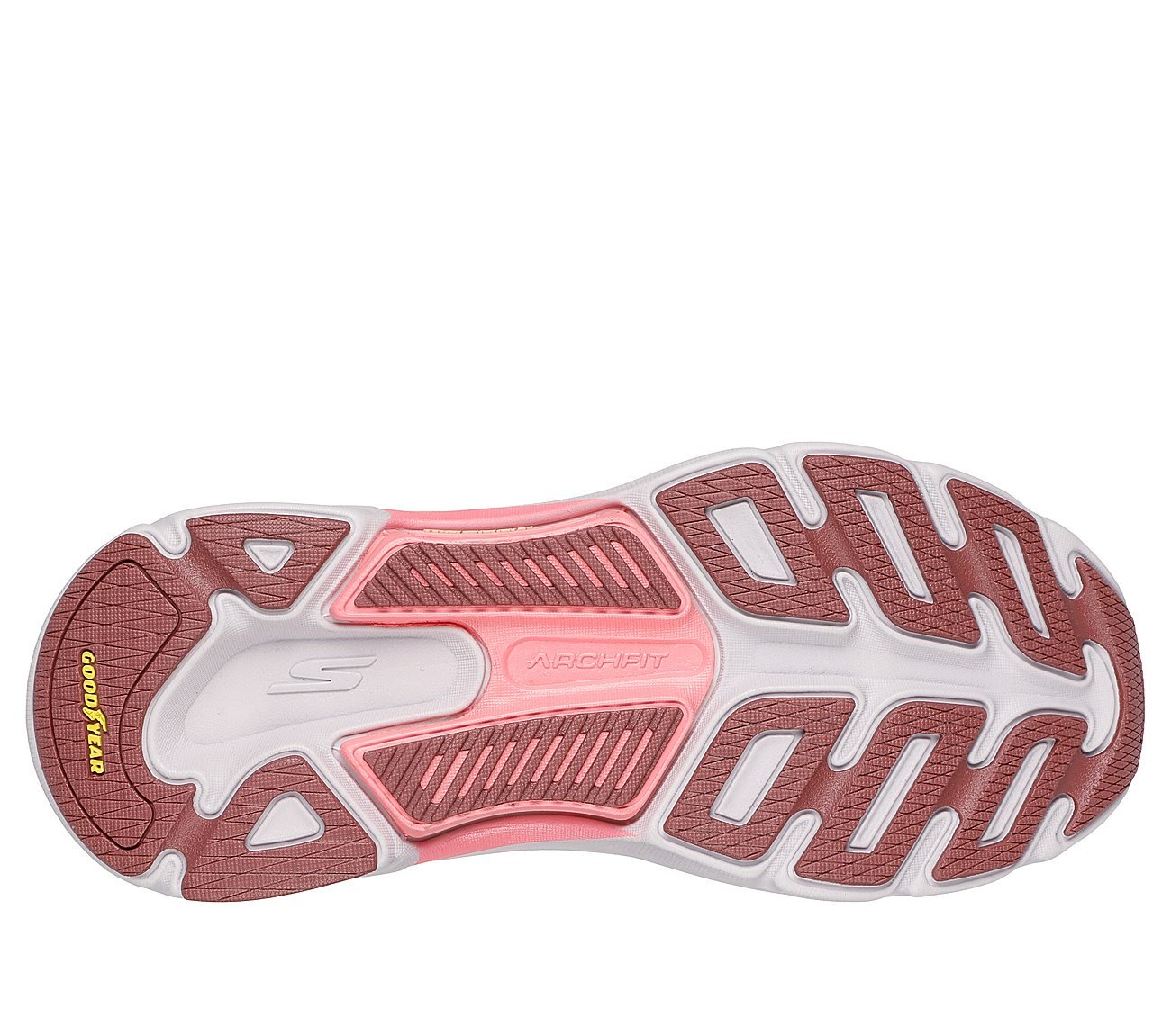 MAX CUSHIONING ARCH FIT 2, ROSE Footwear Bottom View