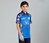 MUMBAI INDIANS IPL KID'S REPLICA JERSEY 2026, ROYAL/NAVY/LIME Apparel Bottom View
