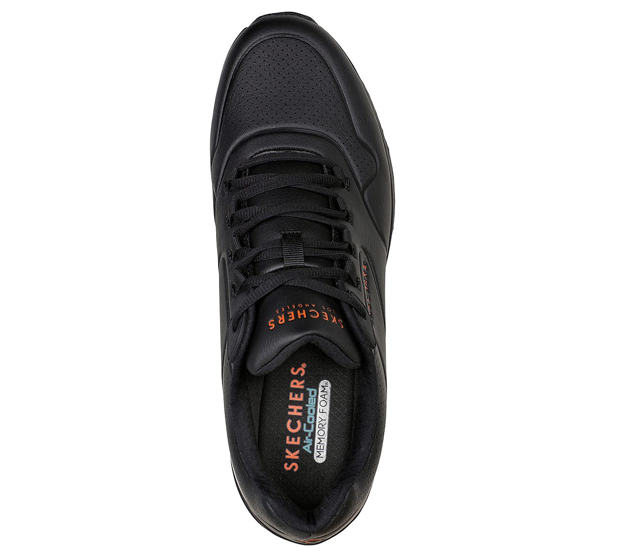 UNO 2, BLACK/ORANGE Footwear Top View