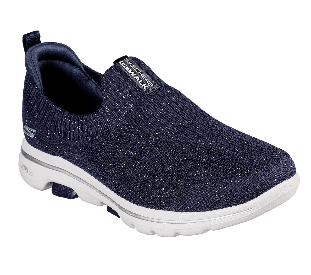 GO WALK 5-STARLIT, NNNAVY Footwear Lateral View