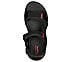 GO WALK ARCH FIT SANDAL-MISSI, BLACK/RED Footwear Top View