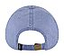 WASHED DAD HAT, BLUE Accessories Top View