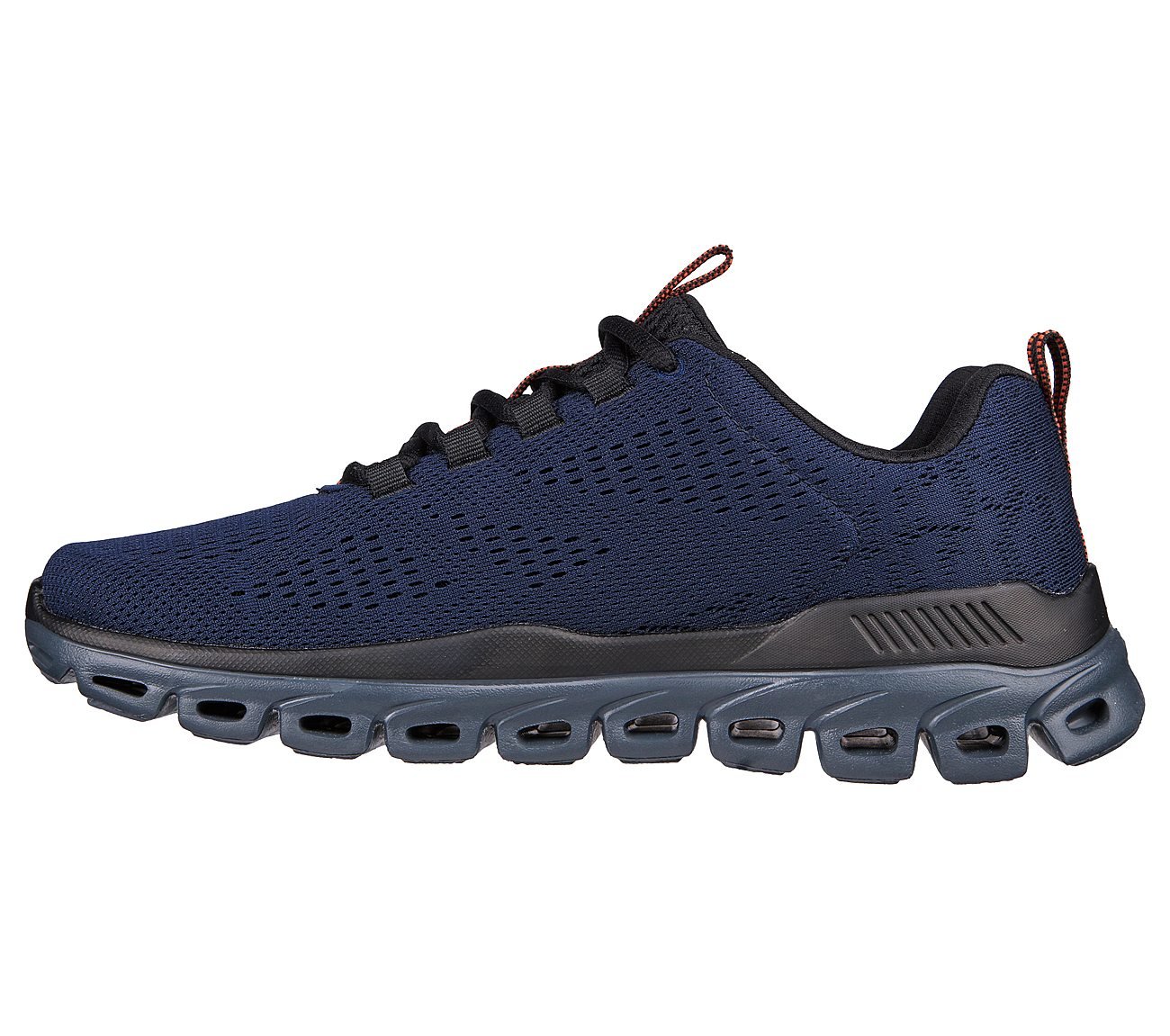 GLIDE-STEP - FASTEN UP, NAVY/BLACK Footwear Left View