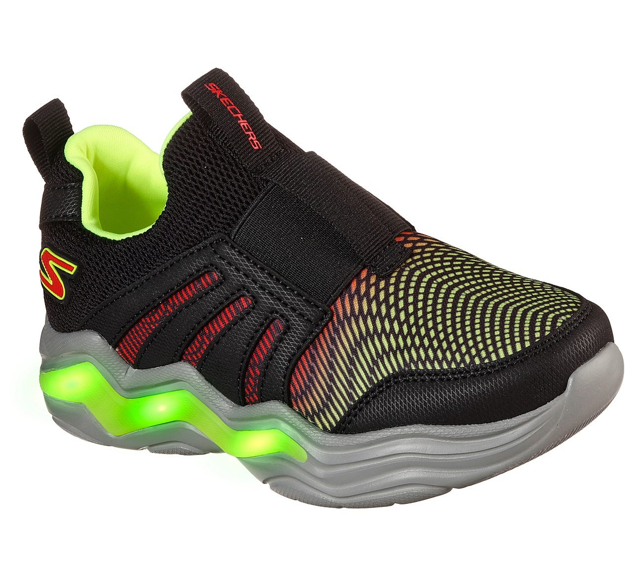 ERUPTERS IV - ZANDOR, BLACK/LIME Footwear Right View