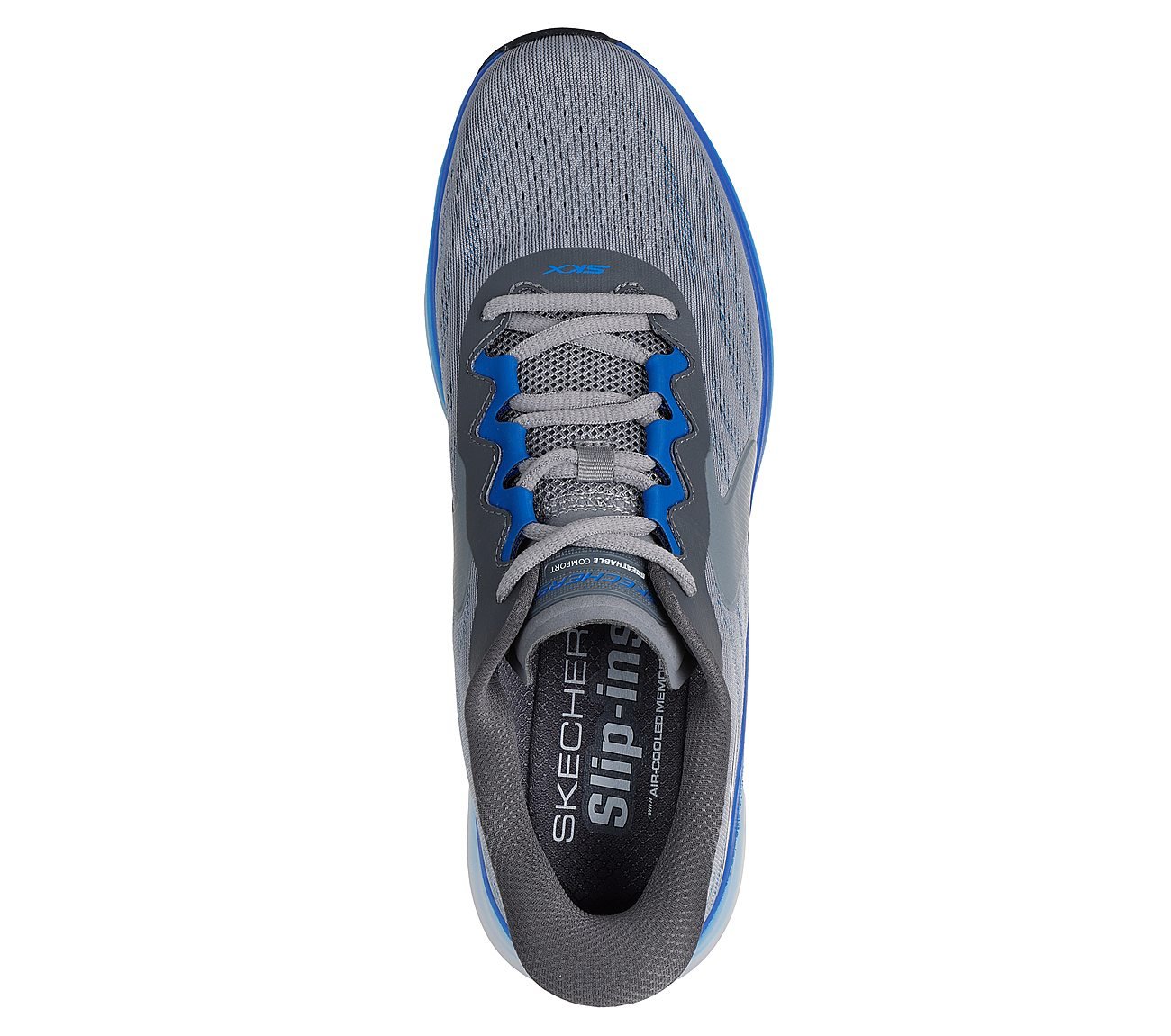 VAPOR FOAM, GRAY/BLUE Footwear Top View