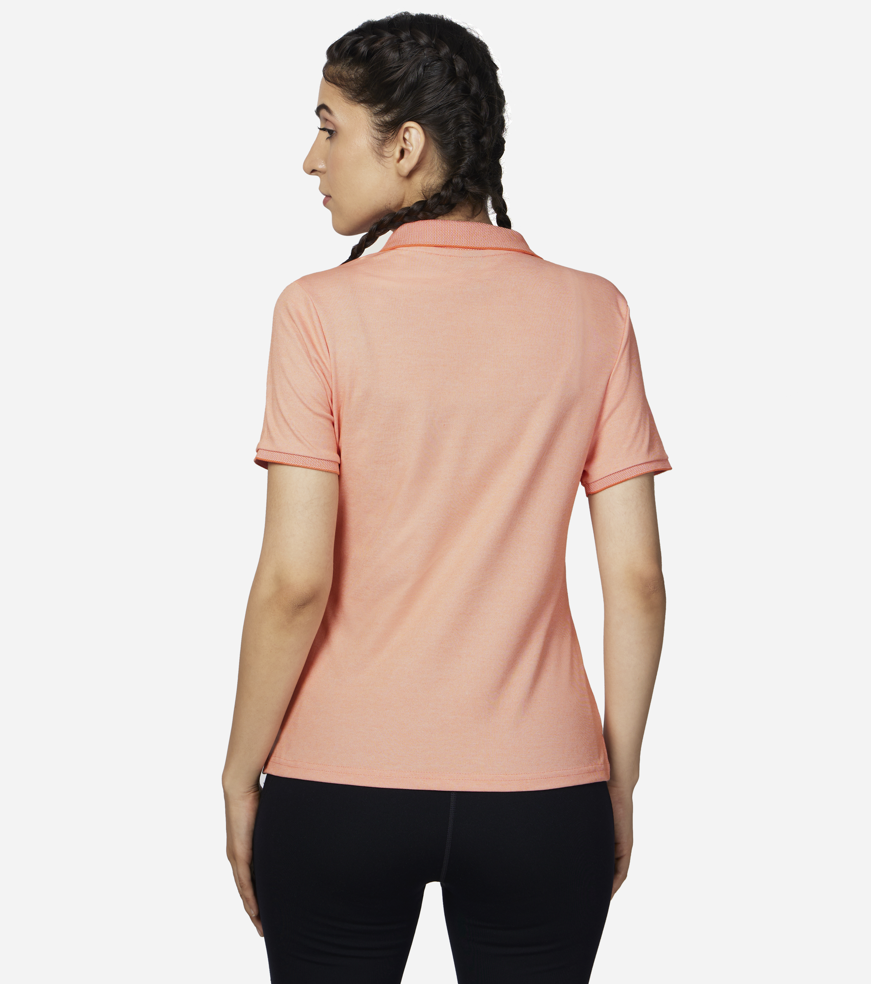 OFF DUTY POLO, CORAL/LIME Apparels Bottom View