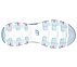 D'LITES-FRESH AIR, BLUE/HOT PINK Footwear Bottom View