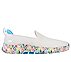 GO WALK 6 - ICONIC HEARTS, WHITE/MULTI Footwear Lateral View