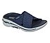 GO WALK ARCH FIT SANDAL - WON, NAVY Footwear Lateral View