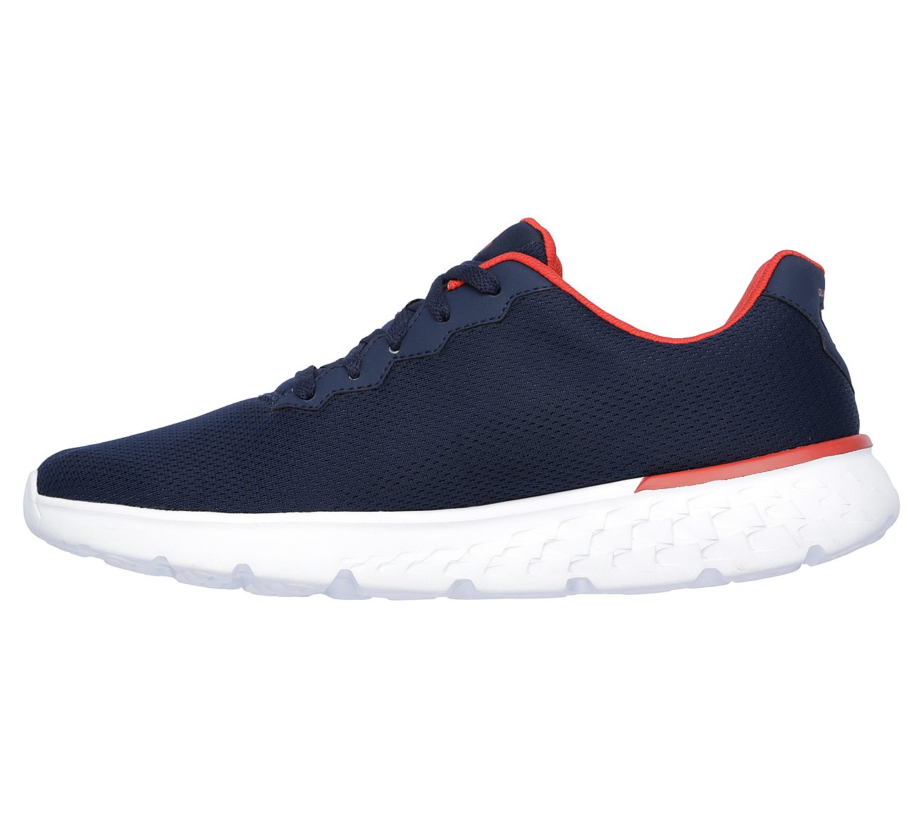 GO RUN 400, NAVY/RED Footwear Left View