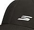ELASTICATED PERFORMANCE BASEBALL HAT , BLACK