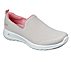GO WALK JOY-CENTERPIECE, OFF WHITE/PINK Footwear Lateral View