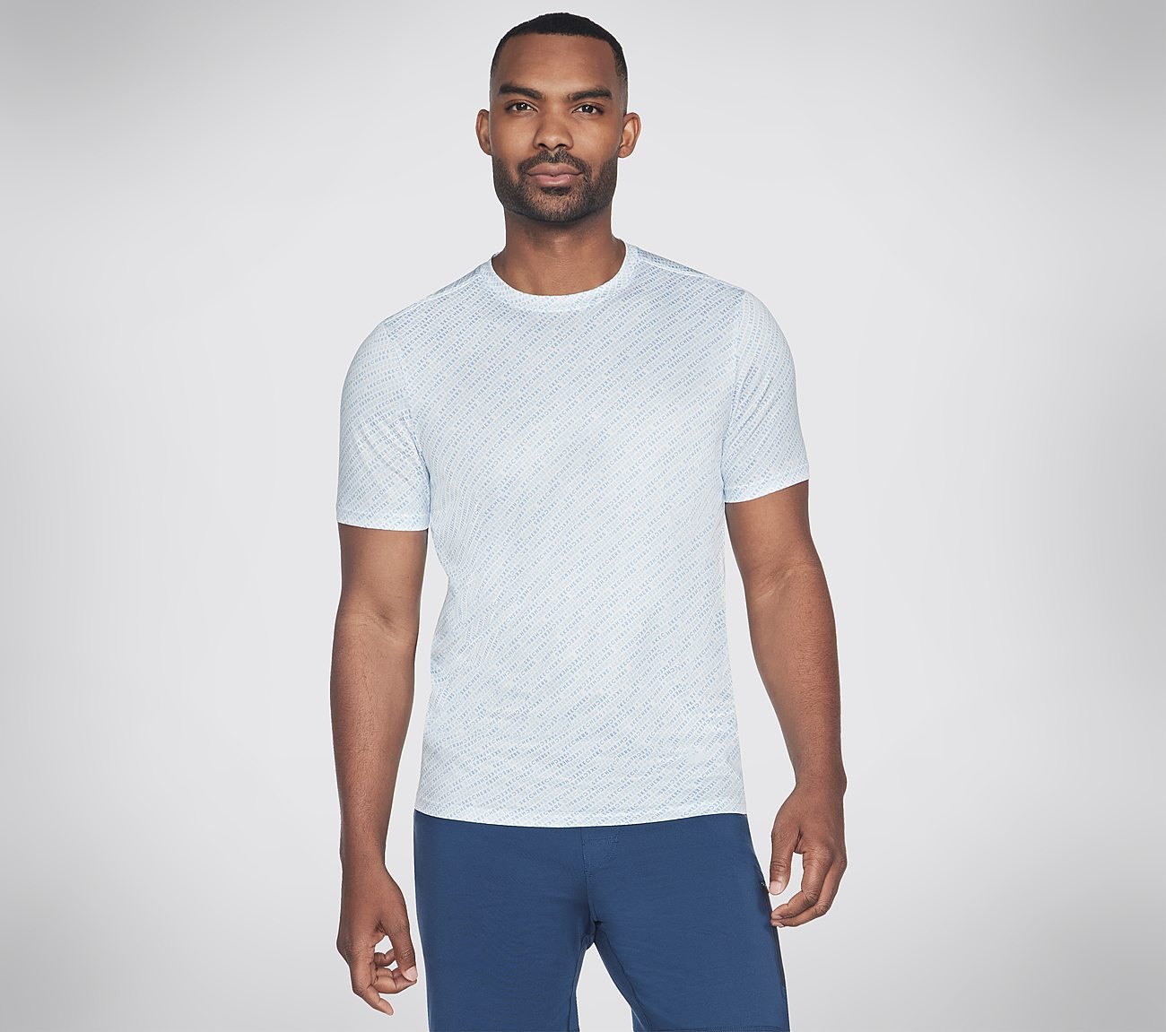 GODRI CHARGE DIAMOND FALLS SS, LIGHT BLUE/MULTI Apparel Bottom View