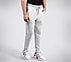 EARTH PEACE JOGGERS, OFFWHITE  MELANGE