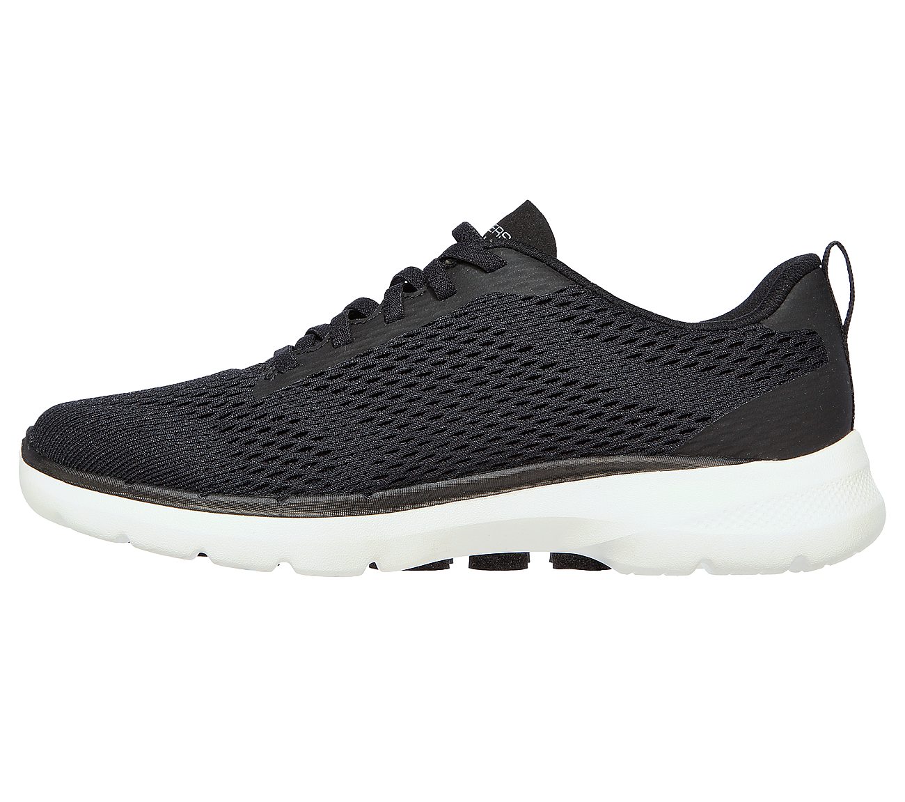 Skechers Black/White Go Walk-6-Bold-Vis Women Lace Up Shoes - Style ID ...