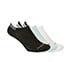 3PK WOMENS PERFORMANCE NON TERRY LOWCUT, WHITE/BLACK/BLUE
