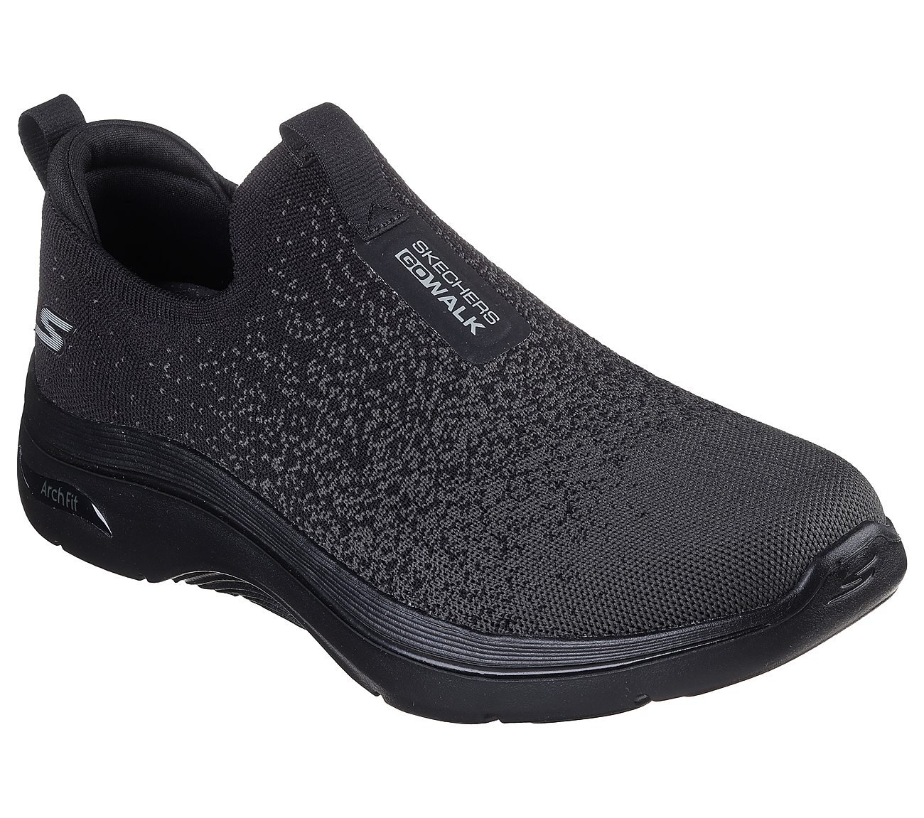 GO WALK ARCH FIT 2.0 - LINEAR, BLACK Footwear Right View