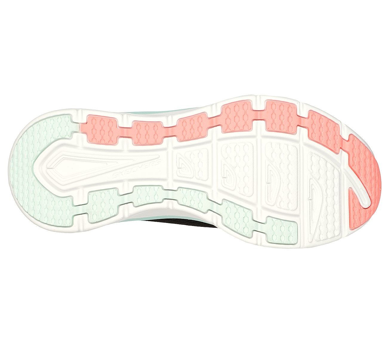 D'LUX WALKER-FRESH FINESSE, BLACK/MINT Footwear Bottom View
