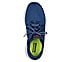 GO RUN FAST-INVIGORATE, NAVY/RED Footwear Top View