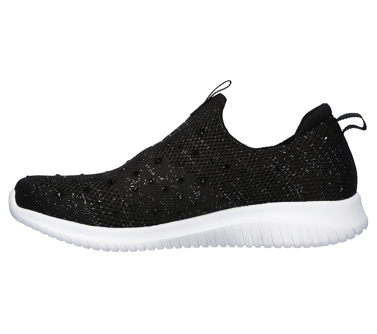 ULTRA FLEX - THRIVE UP, BLACK/SILVER Footwear Left View