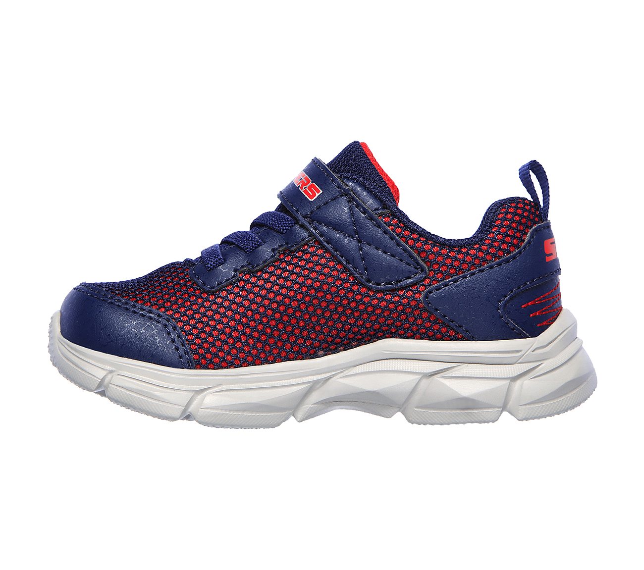 ADVANCE - INTERGRID, NAVY/RED Footwear Left View