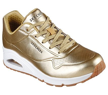 UNO - ALUMINIFEROUS, GOLD Footwear Lateral View