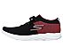 GO RUN 6 -, BLACK/HOT PINK Footwear Left View