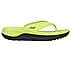GO RECOVER SANDAL, LIME/BLACK Footwear Lateral View