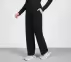 GOLUXE RIB PANT, BBBBLACK Apparels Top View