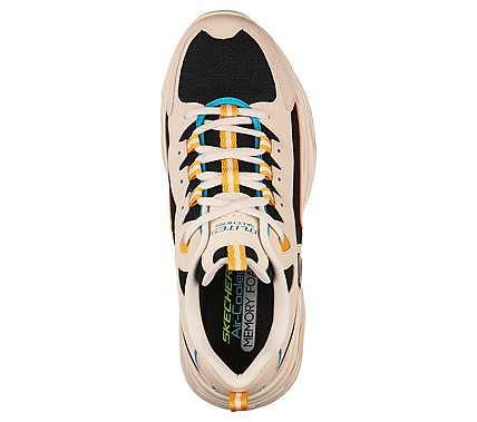 D'LITES 4, NATURAL/MULTI Footwear Top View