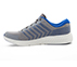 GO RUN HYPER BURST - HAPTIC R, GREY/BLUE Footwear Left View