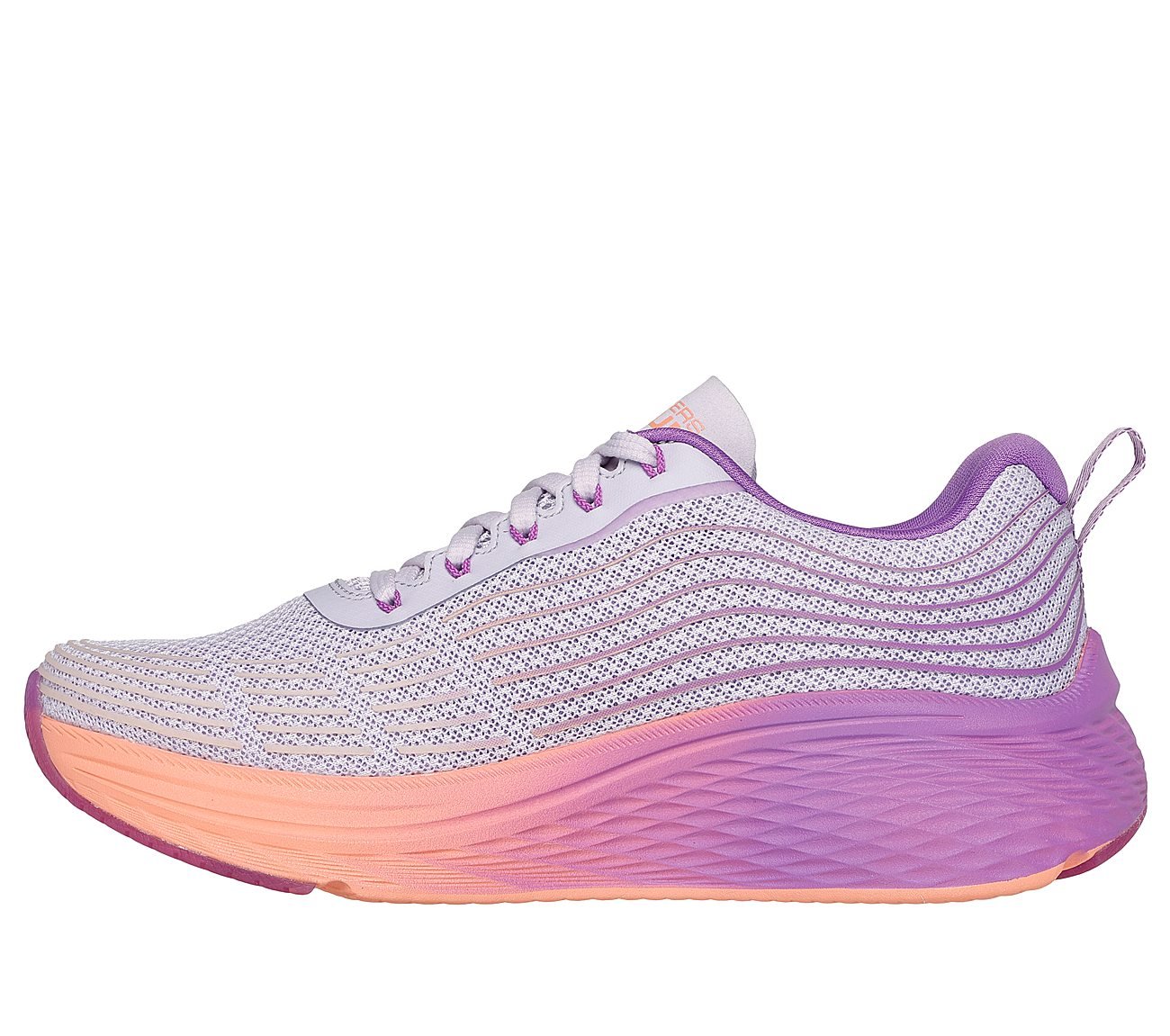 MAX CUSHIONING ELITE 2.0 - SP, PURPLE/ORANGE Footwear Left View