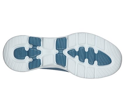 GO WALK 5 - BLESSED, BLUE Footwear Bottom View