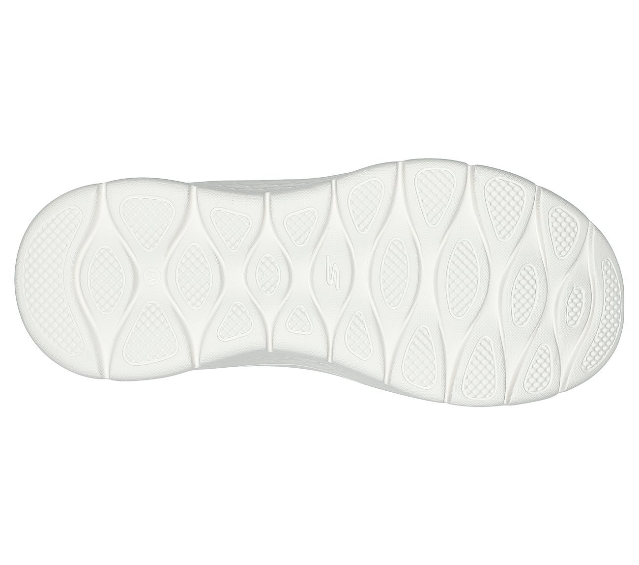 GO WALK FLEX - CLEVER VIEW, GREY Footwear Bottom View