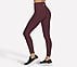 GOFLEX RIB FL HW LEGGING, BURGUNDY/PINK