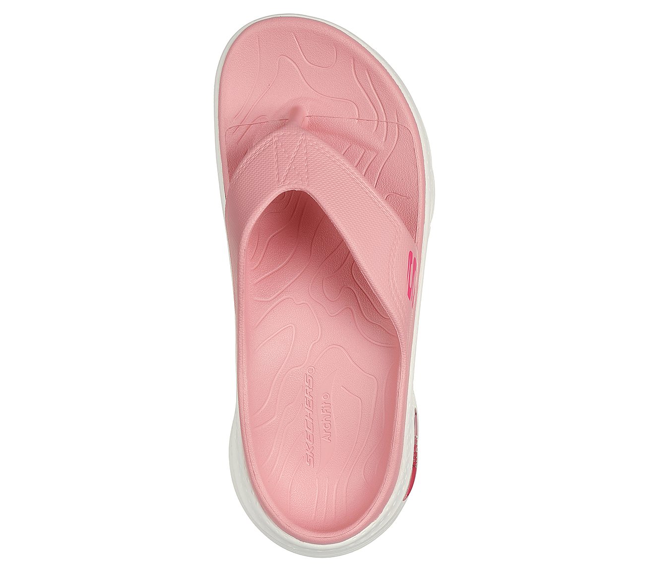 ARCH FIT FOAMIES - LIFESTYLE, LLLIGHT PINK Footwear Top View