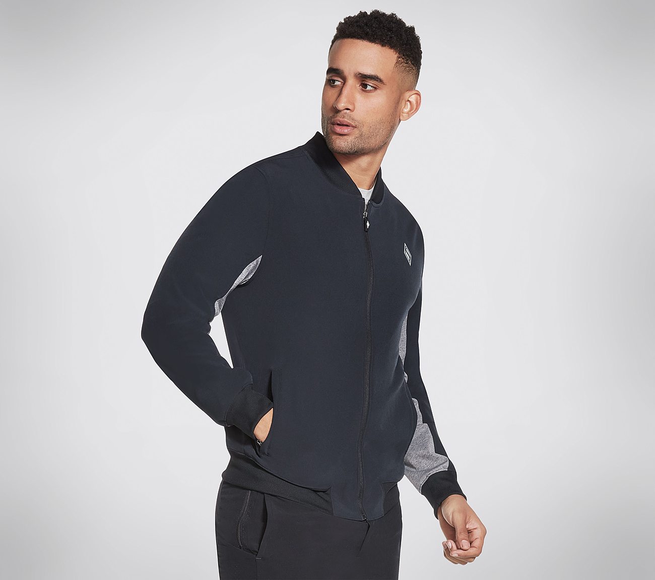 SKECHWEAVE PREMIUM BOMBER, BBBBLACK Apparels Bottom View