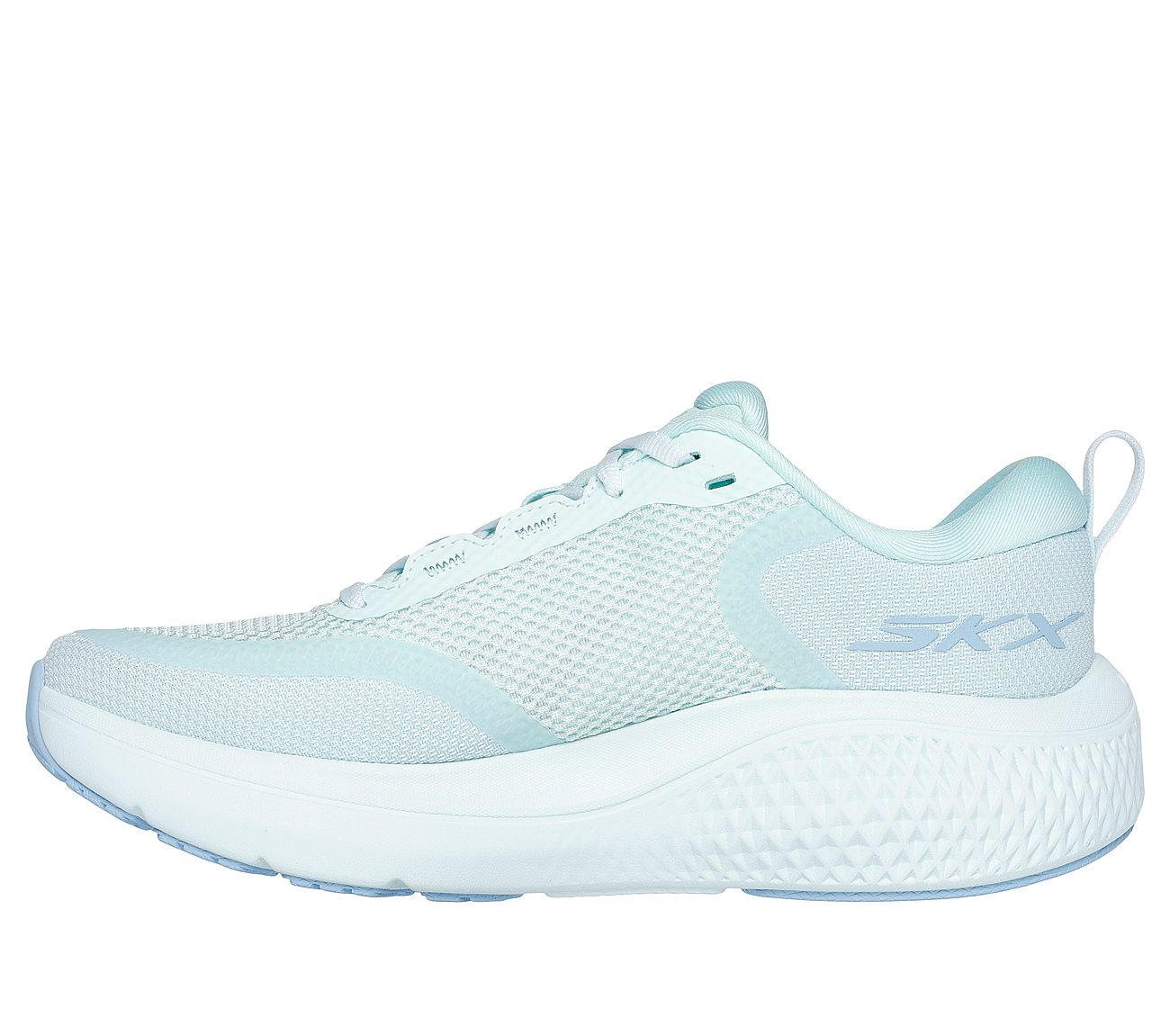 GO RUN SUPERSONIC MAX, AQUA Footwear Left View