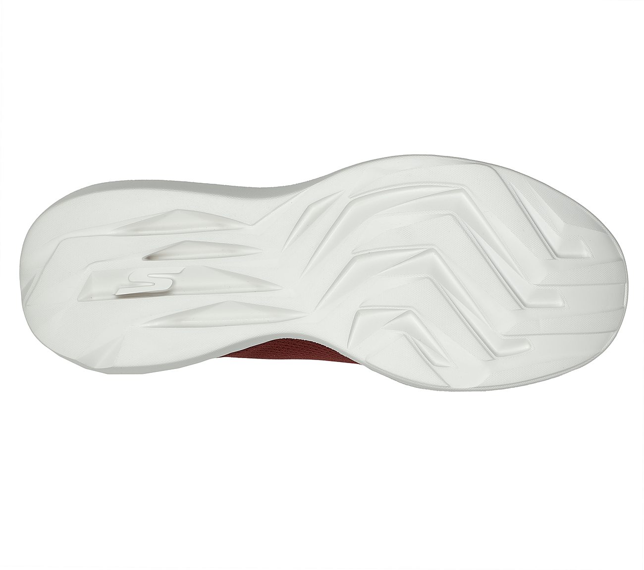 GO RUN FAST - VALIANCE, BURGUNDY /BLACK Footwear Bottom View