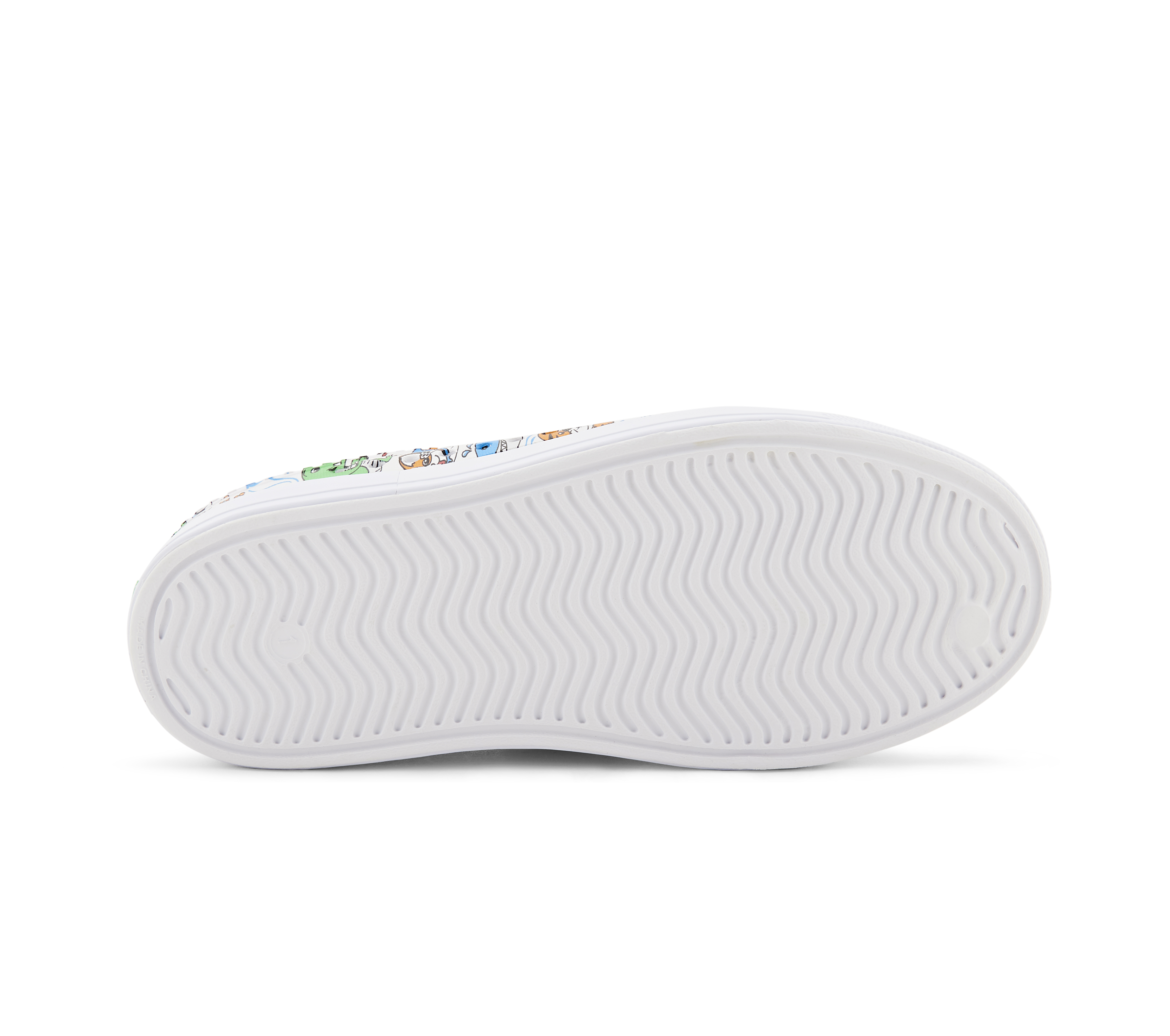 GUZMAN STEPS - CLAWS & PAWS, WHITE/MULTI Footwear Bottom View