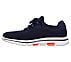 GO WALK 5 - UPRISE, NAVY/CORAL Footwear Left View