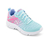 GO RUN 650 - FIREY COLORS, AQUA/PINK Footwear Lateral View